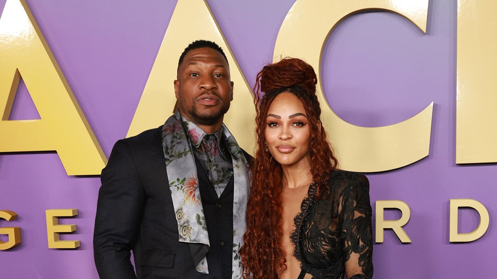 Featured image for "Exclusive: Meagan Good and Jonathan Majors' Red Carpet Romance at the NAACP Image Awards"