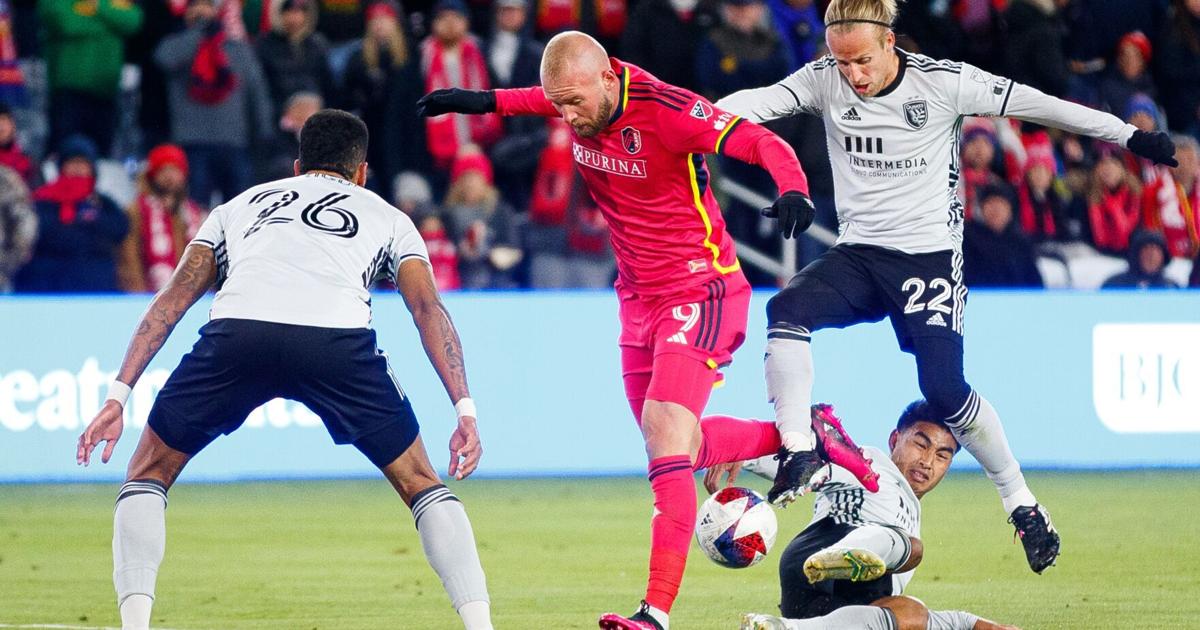 Featured image for St. Louis City SC dominates Real Salt Lake with 4-0 victory.