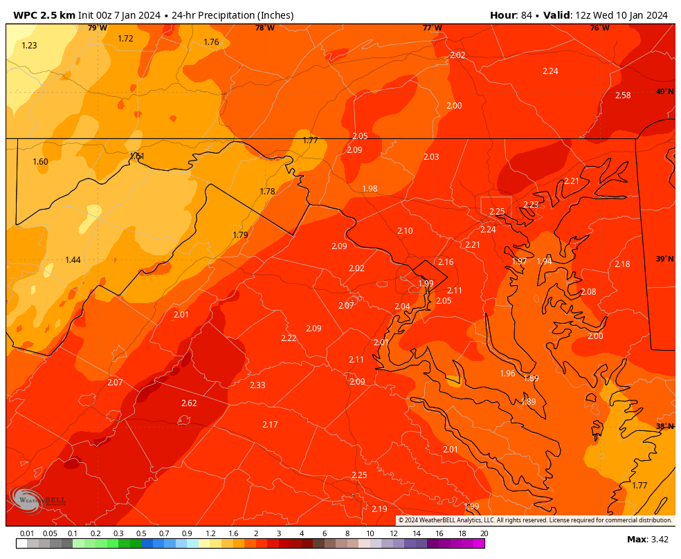 Featured image for "Mid-Atlantic Weather: Dry Start, Two Storms Bring Heavy Rain and Flooding Threat"