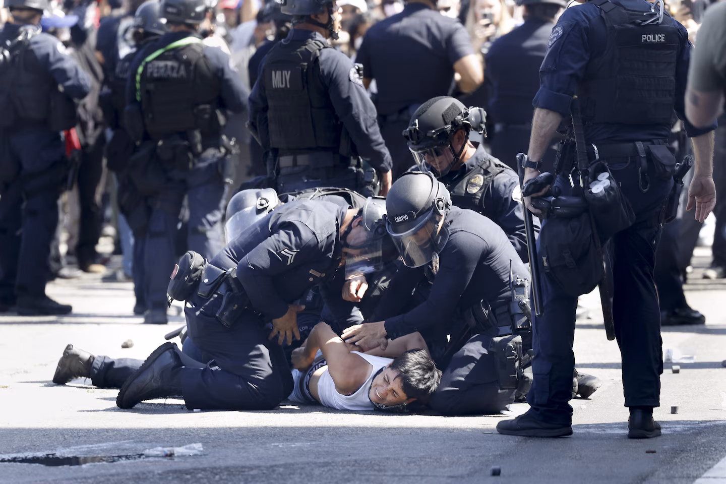 LA Immigration Protests Turn Violent, Several Arrested and Officers Injured