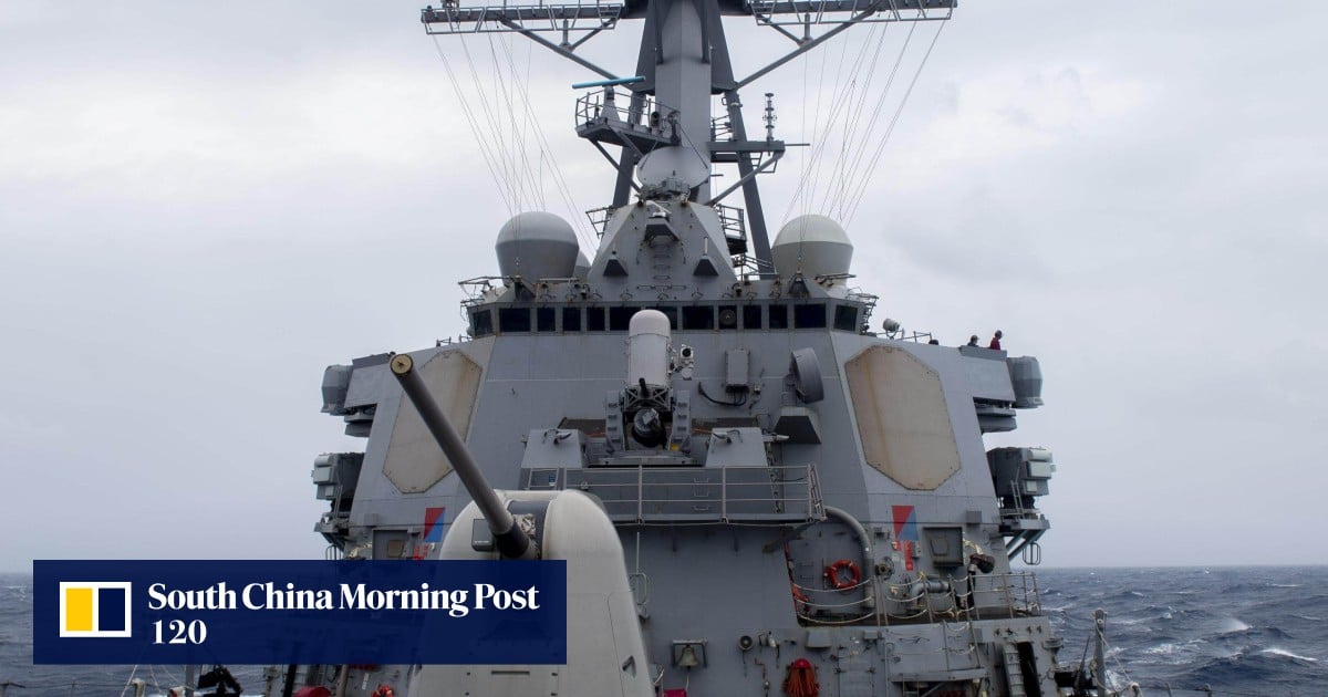 Featured image for Tensions Rise as US Warship Enters Chinese Waters in South China Sea