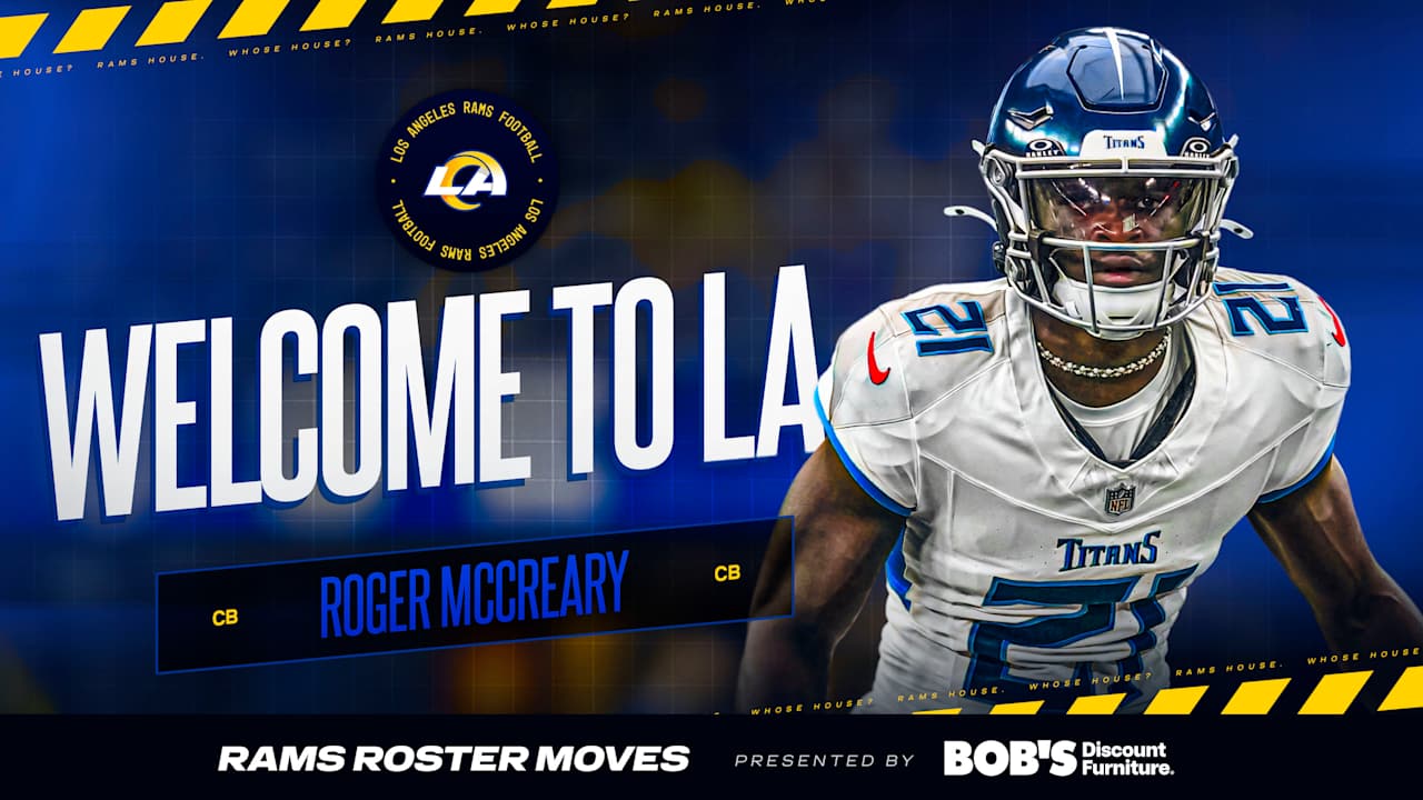 Featured image for Rams acquire Titans CB Roger McCreary in trade
