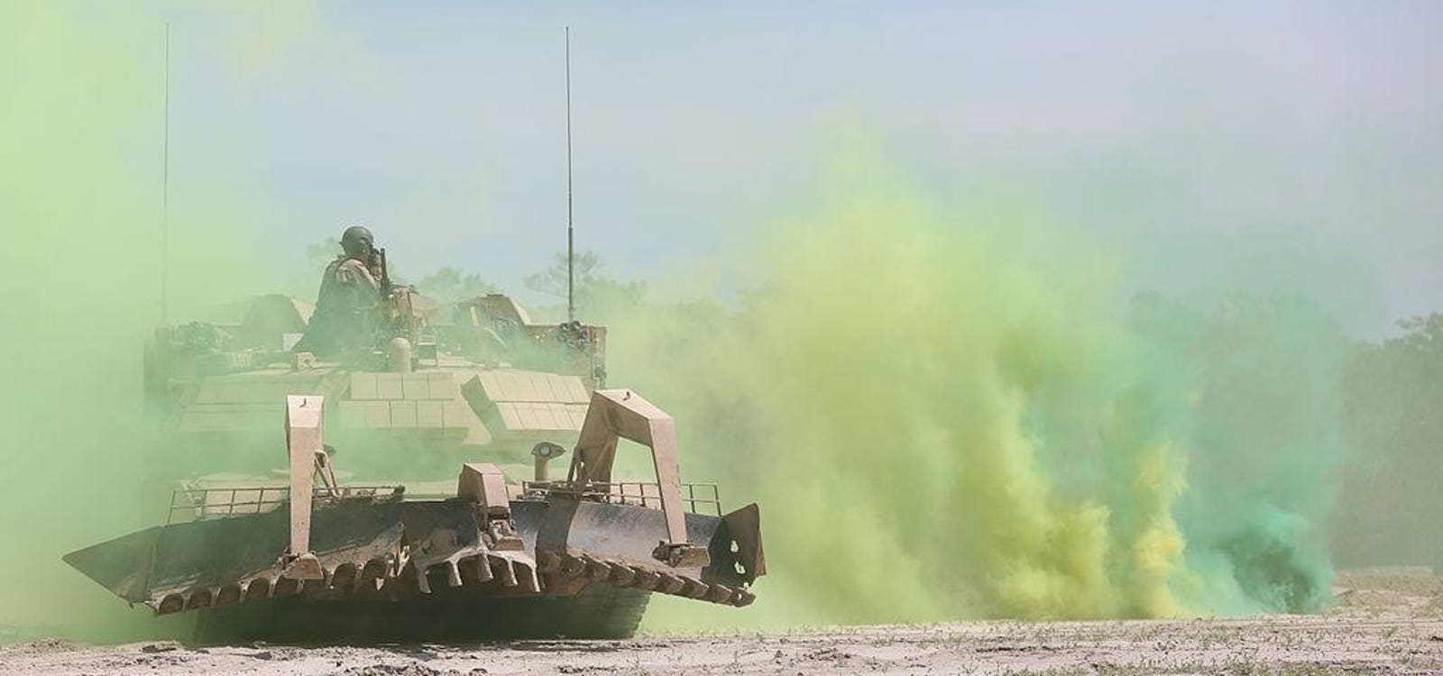 Featured image for "Loss of American-Made Assault Breacher Vehicle in Ukraine's Avdiivka Raises Concerns"