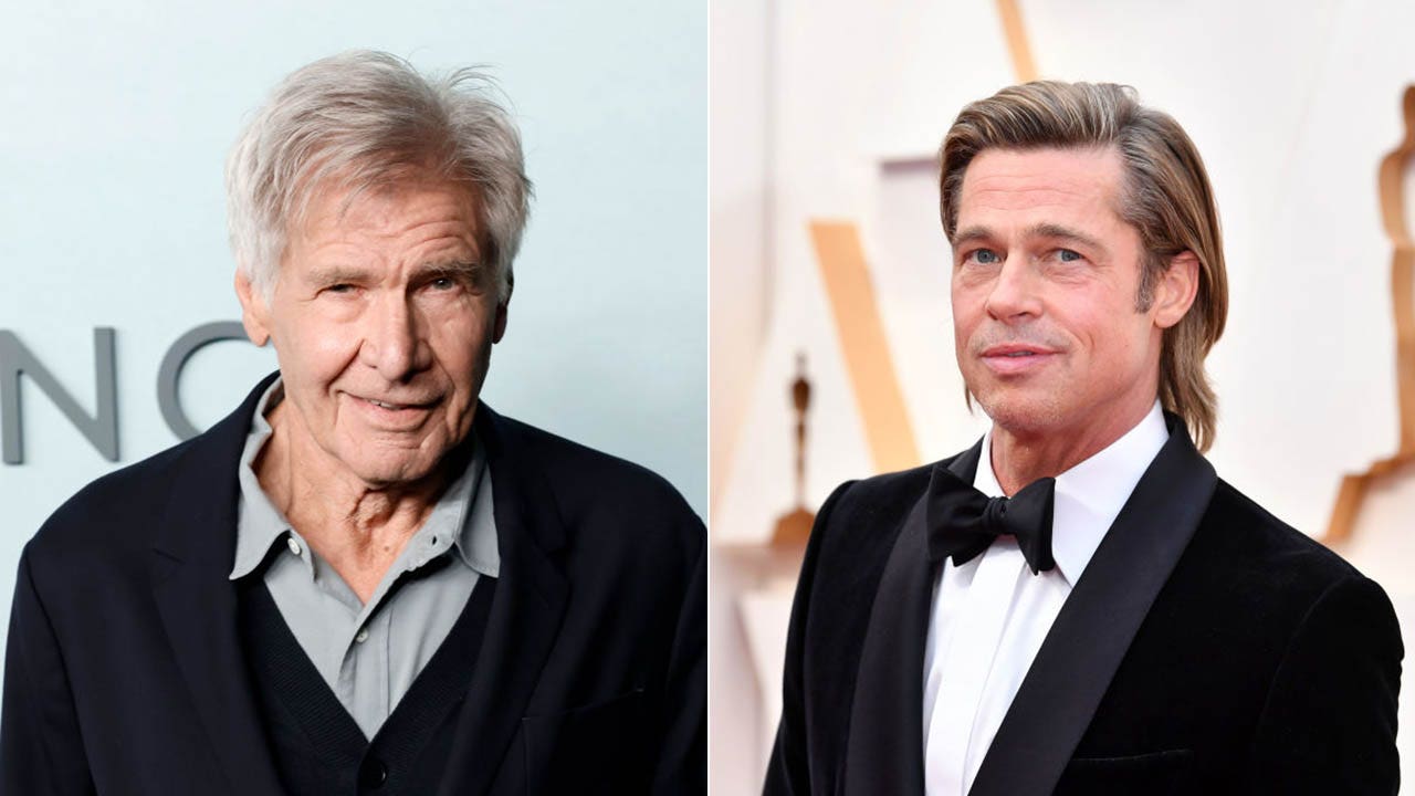 Featured image for Harrison Ford reveals behind-the-scenes clash with Brad Pitt on movie set.