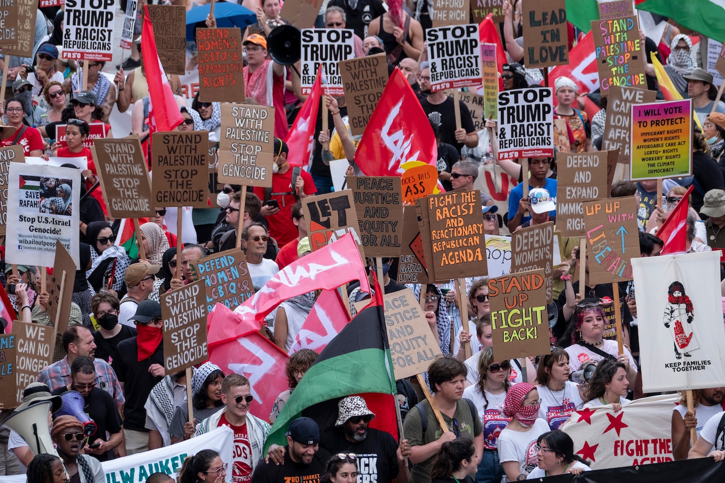 Massive Protests Erupt Against GOP at Milwaukee RNC