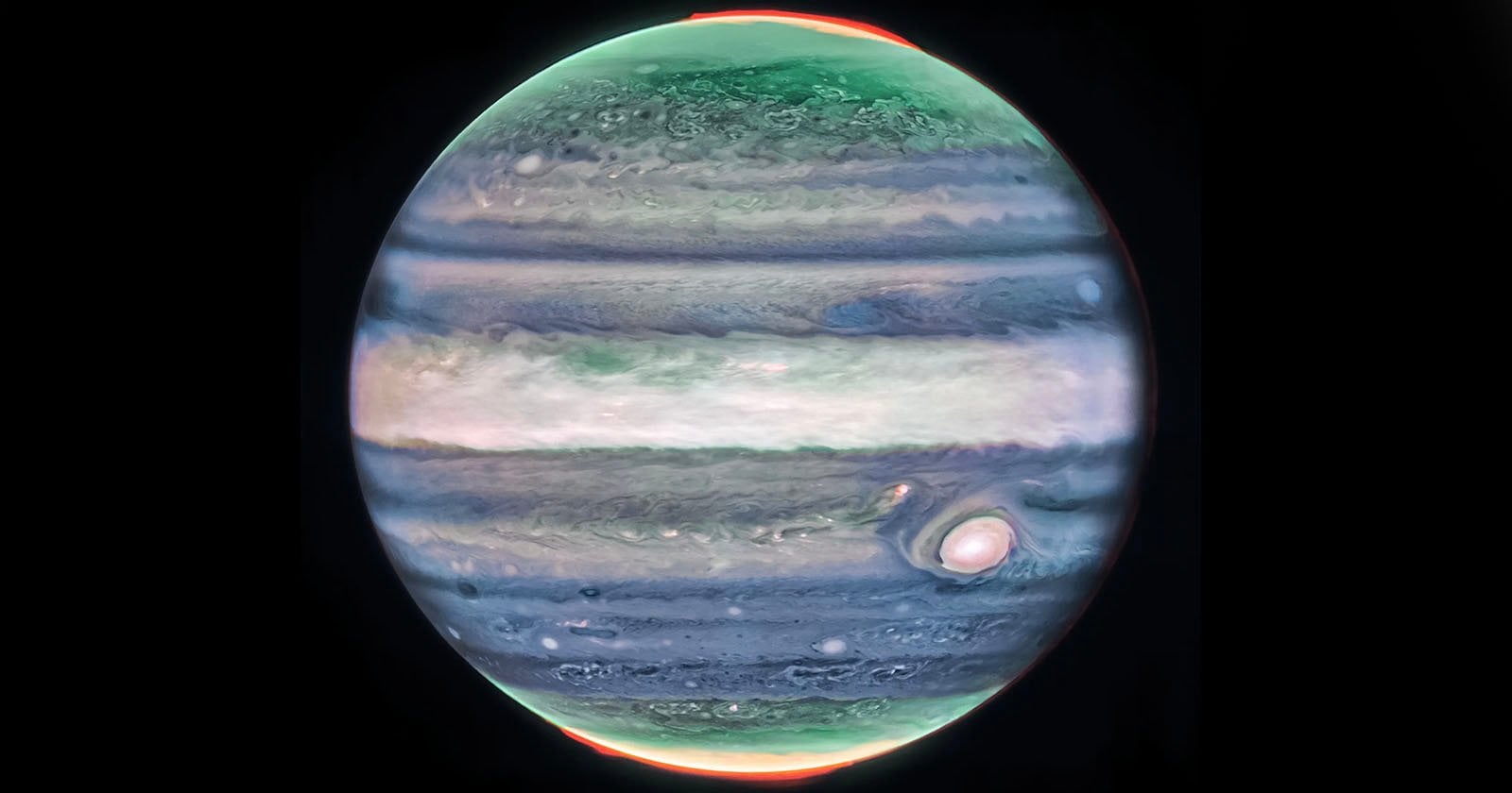 Featured image for "JWST Captures Unprecedented Jet Stream in Jupiter's Atmosphere"