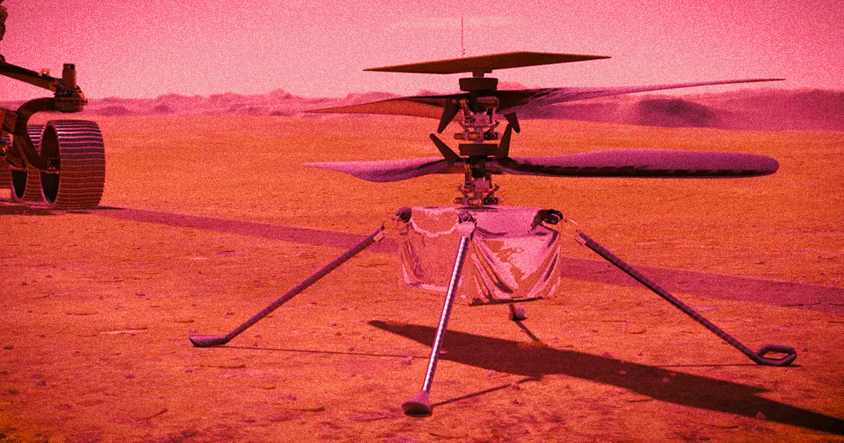 "NASA Analyzes Damage to Derelict Mars Helicopter"