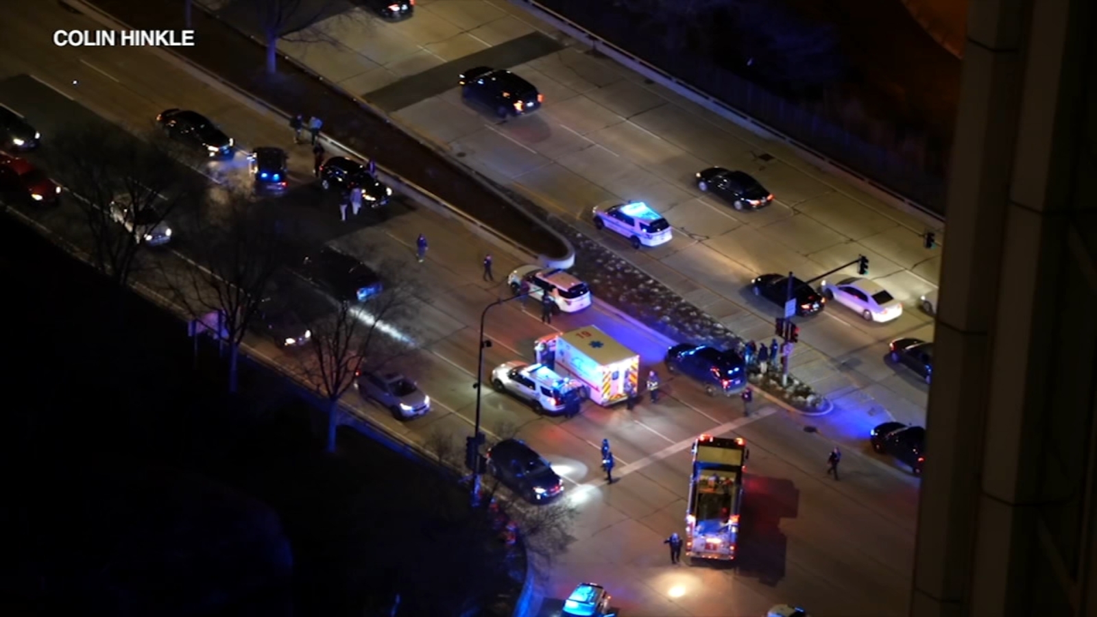 Featured image for Chicago Police Officer Struck by Vehicle on DuSable Lake Shore Drive in South Loop.