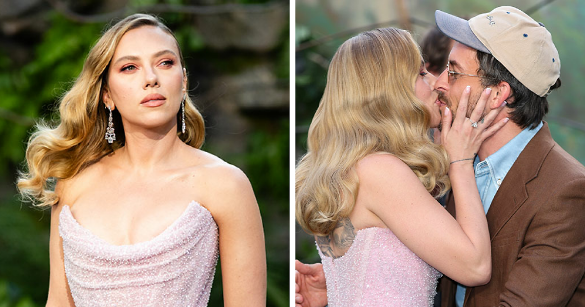 Scarlett Johansson Stuns Fans with Lip Kiss at 'Jurassic World Rebirth' Premiere