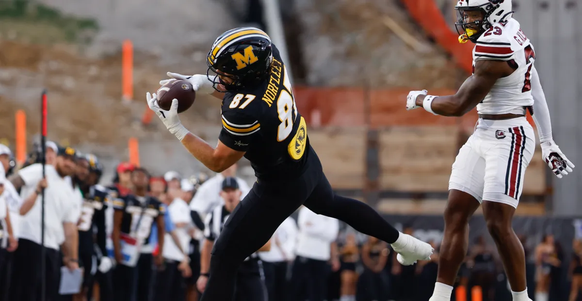 Featured image for Mizzou Football Secures 29-20 Victory Over South Carolina