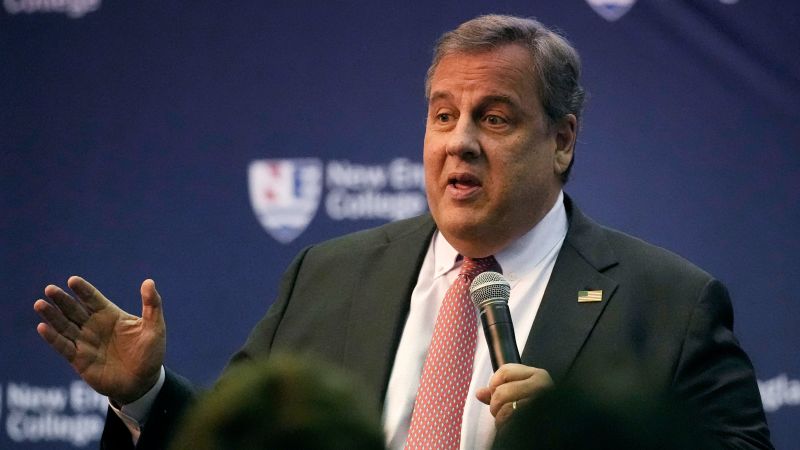 Chris Christie to announce 2024 presidential bid.