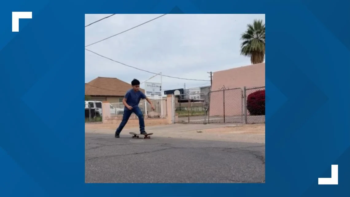 Mesa boy’s kindness during cancer recovery earns him a brand-new skateboard