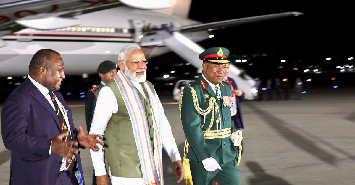 "Modi leads India-Pacific summit with Pacific Island leaders in Papua New Guinea"