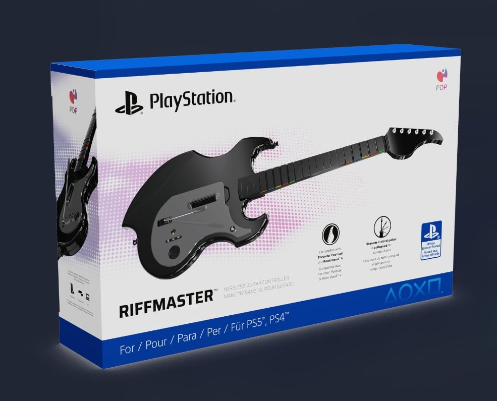 Featured image for "PDP Unveils Riffmaster Guitar Controller for Rock Band and Fortnite Festival"