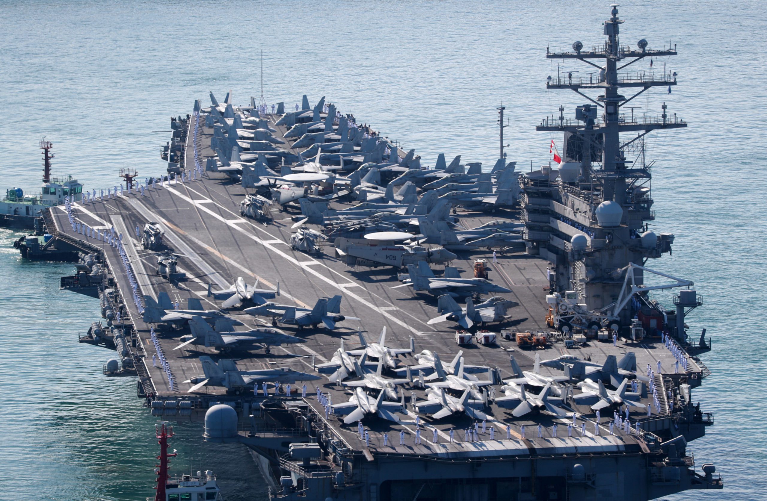 US Aircraft Carrier Visits Vietnam in Rare Port Call.
