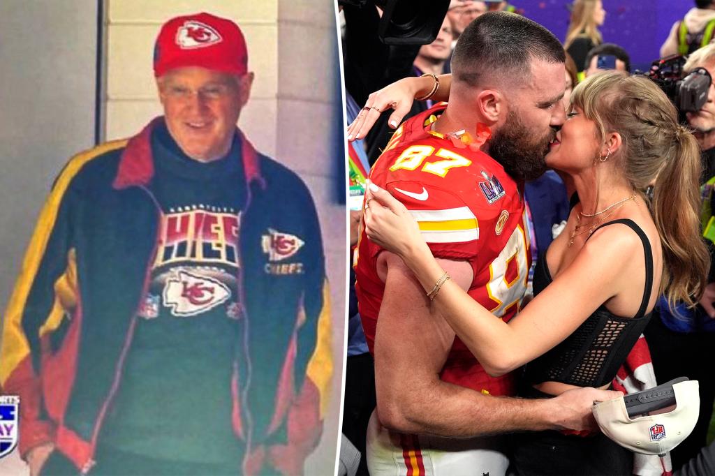 "Taylor Swift's Dad and Travis Kelce's Father Bond at Super Bowl 2024"