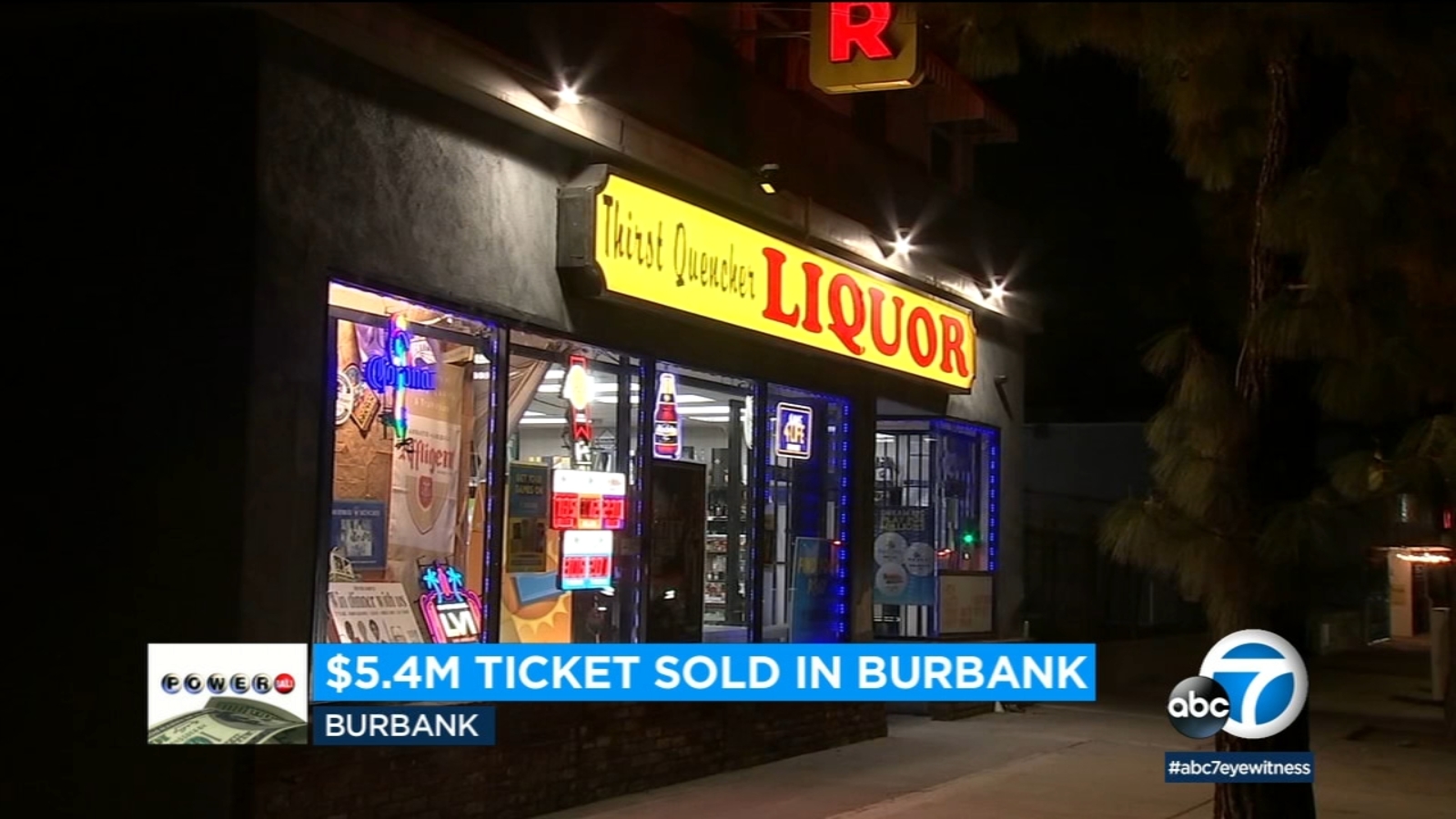 $5.4 Million Powerball Jackpot Won in Burbank, California