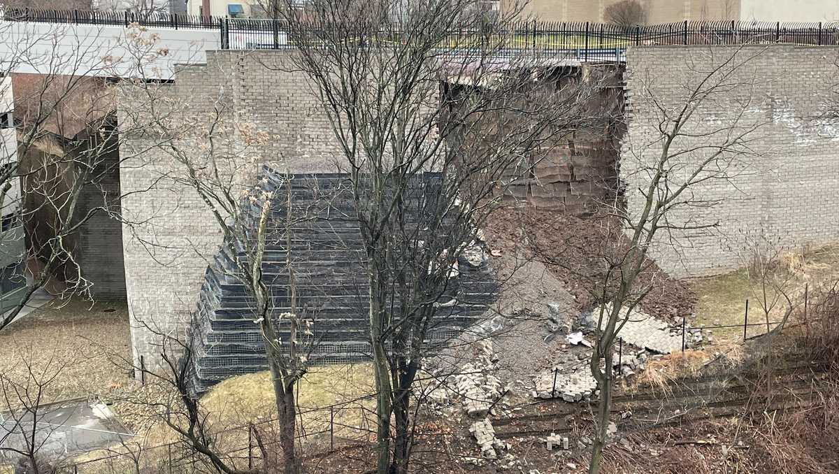 Featured image for "UPMC Luna Garage Entrance Closed Due to Retaining Wall Collapse in Bloomfield"