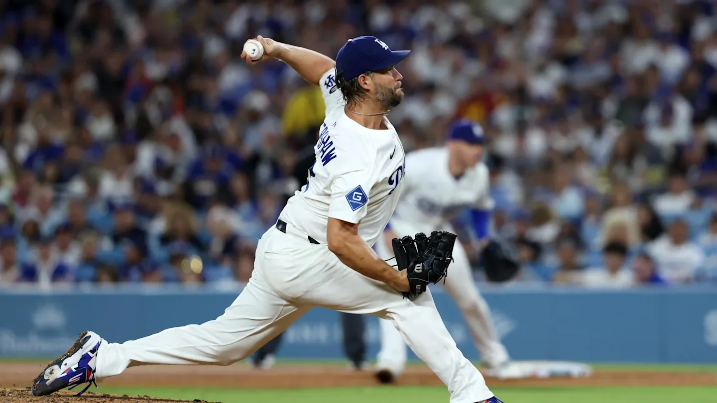 Dodgers' Kershaw Celebrated as Team Secures Playoff Spot