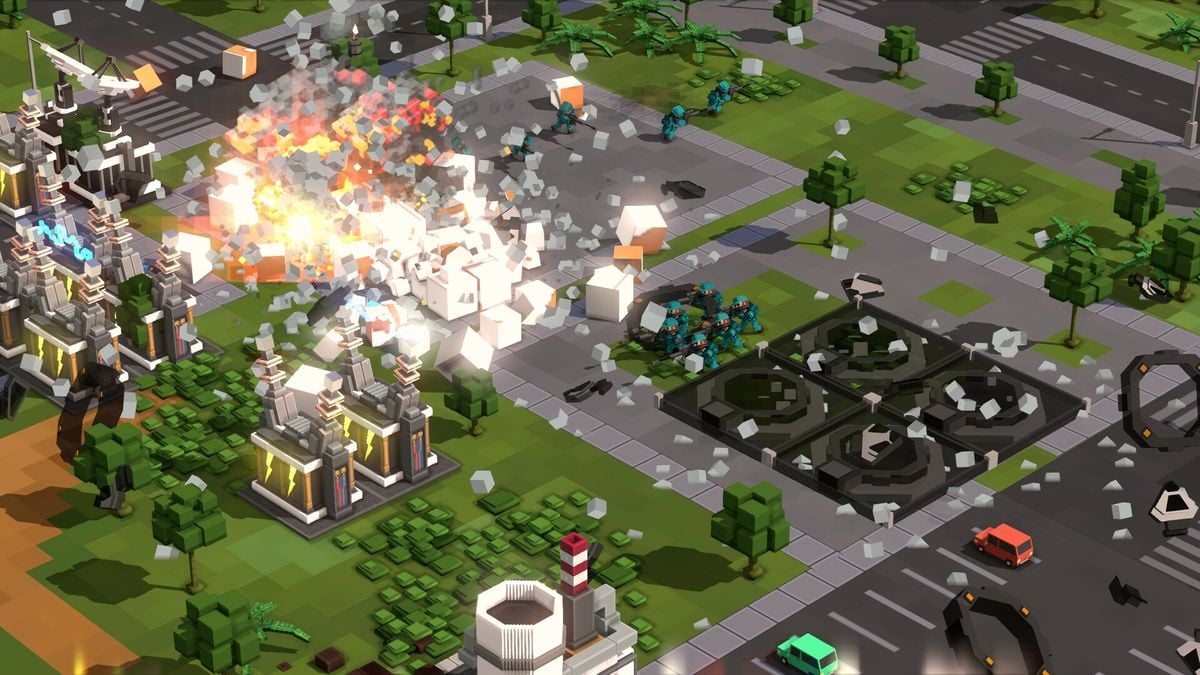 Featured image for "Command & Conquer Remastered Devs Launch New Blocky Voxel RTS on Steam"