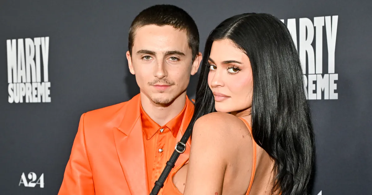 Featured image for Timothée Chalamet Embraces Kardashian-Jenner Christmas Traditions