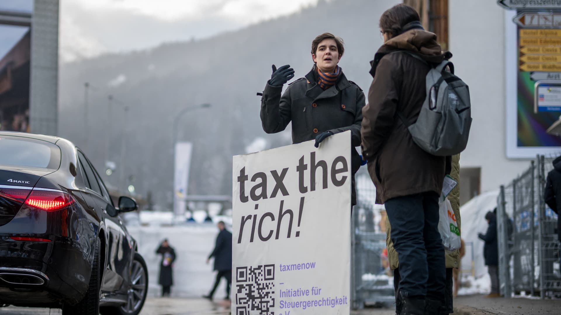 Global Elite at Davos Rally for Increased Wealth Tax