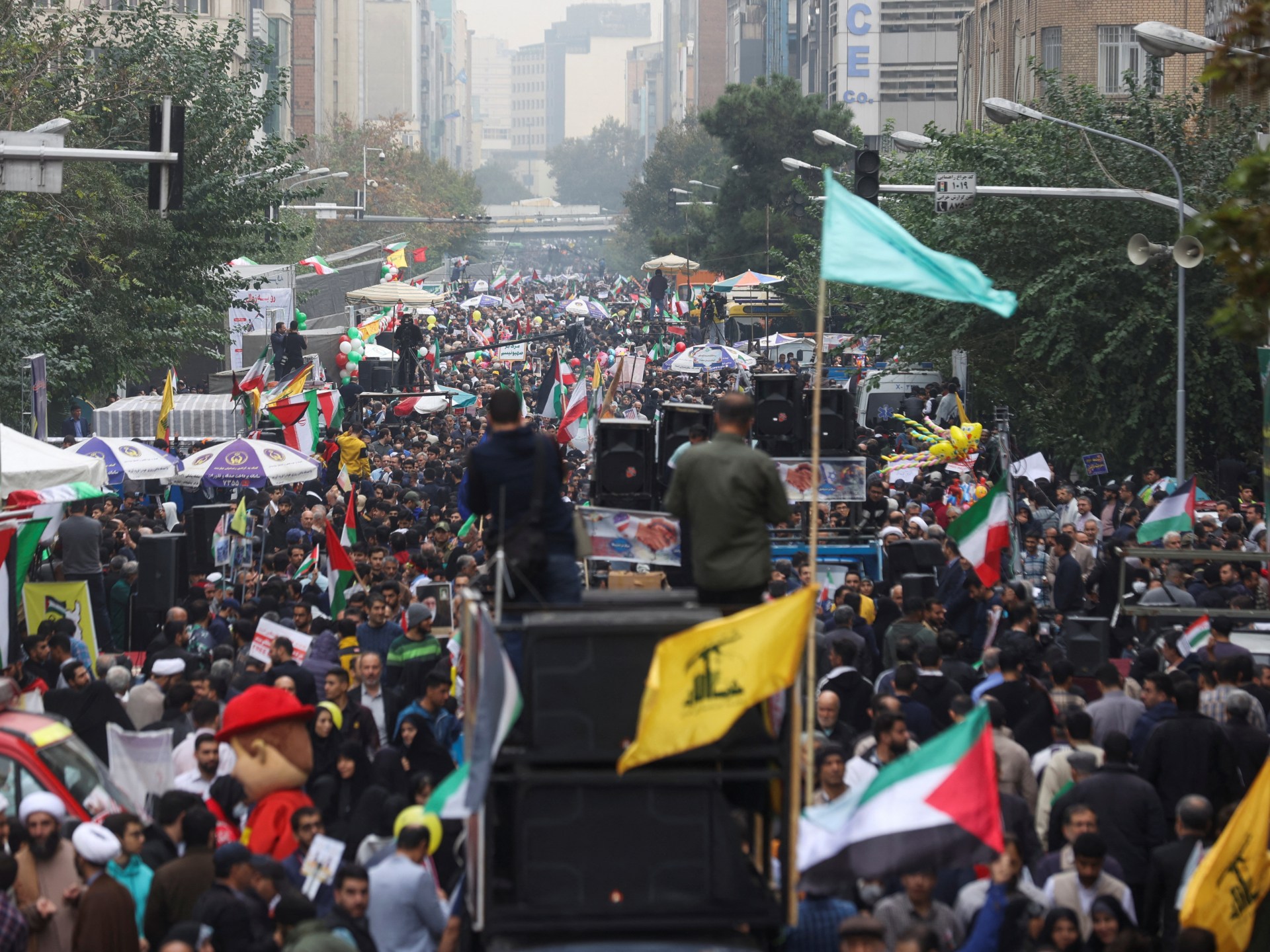 Iranians Commemorate US Embassy Takeover Anniversary with Protests for Gaza Cease-fire