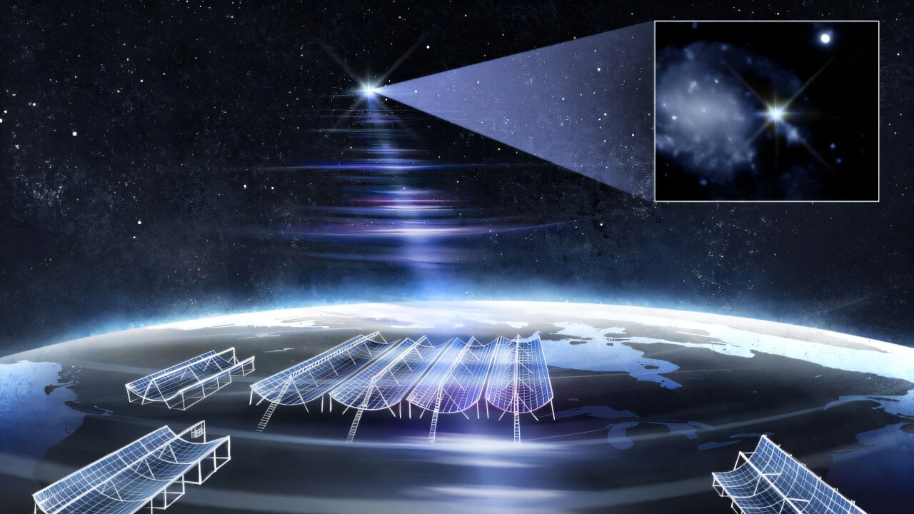 Featured image for Record-Breaking Fast Radio Burst Pinpoints Cosmic Origin