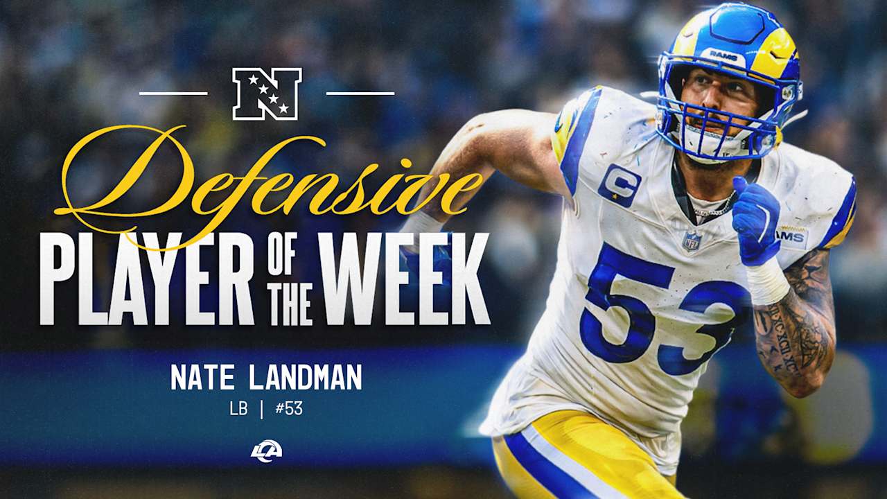 Featured image for Nate Landman Recognized as NFC Defensive Player of the Week
