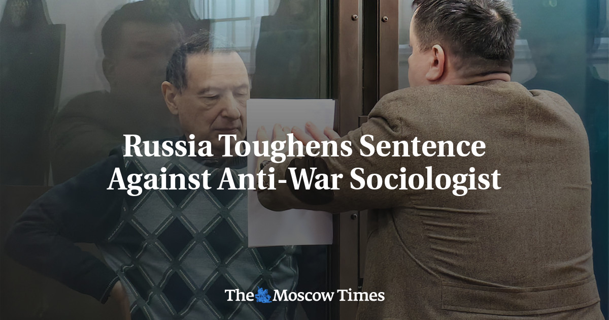 Featured image for Russian Sociologist Receives 5-Year Prison Sentence for Anti-War Views