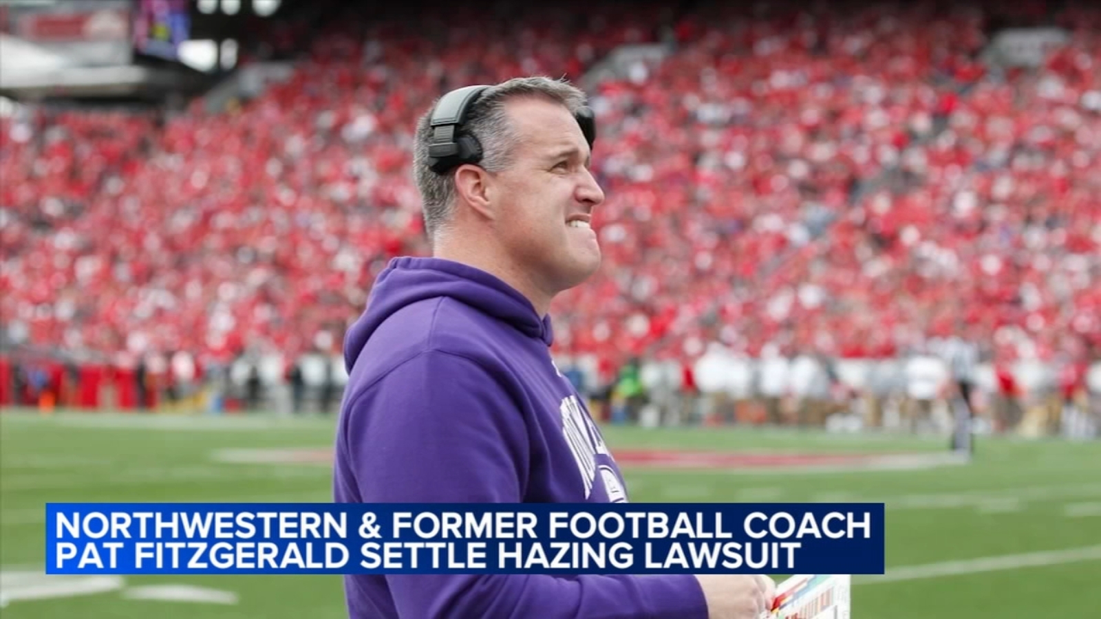 Featured image for Northwestern, Pat Fitzgerald settle hazing lawsuit for $130 million