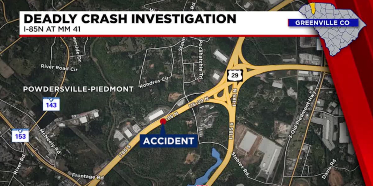 Featured image for Fatal Crash on I-85 Leaves One Dead and Five Injured