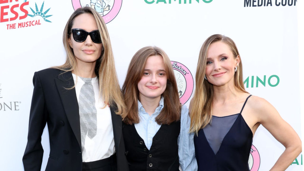 Angelina Jolie and Daughter Vivienne Shine at 'Reefer Madness' Premiere