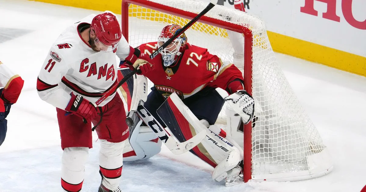 "Panthers' Bobrovsky and Wall Shut Down Hurricanes in Game 3 Victory"