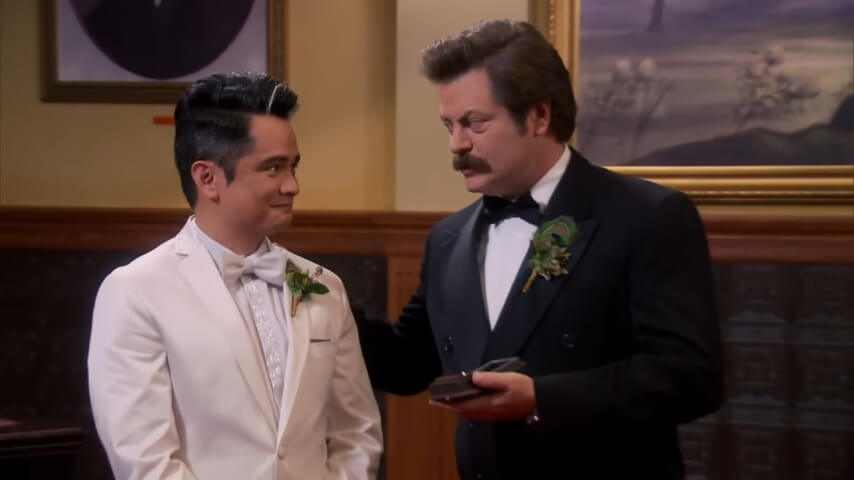 Featured image for Nick Offerman Condemns Misuse of Ron Swanson for Hate and Bigotry