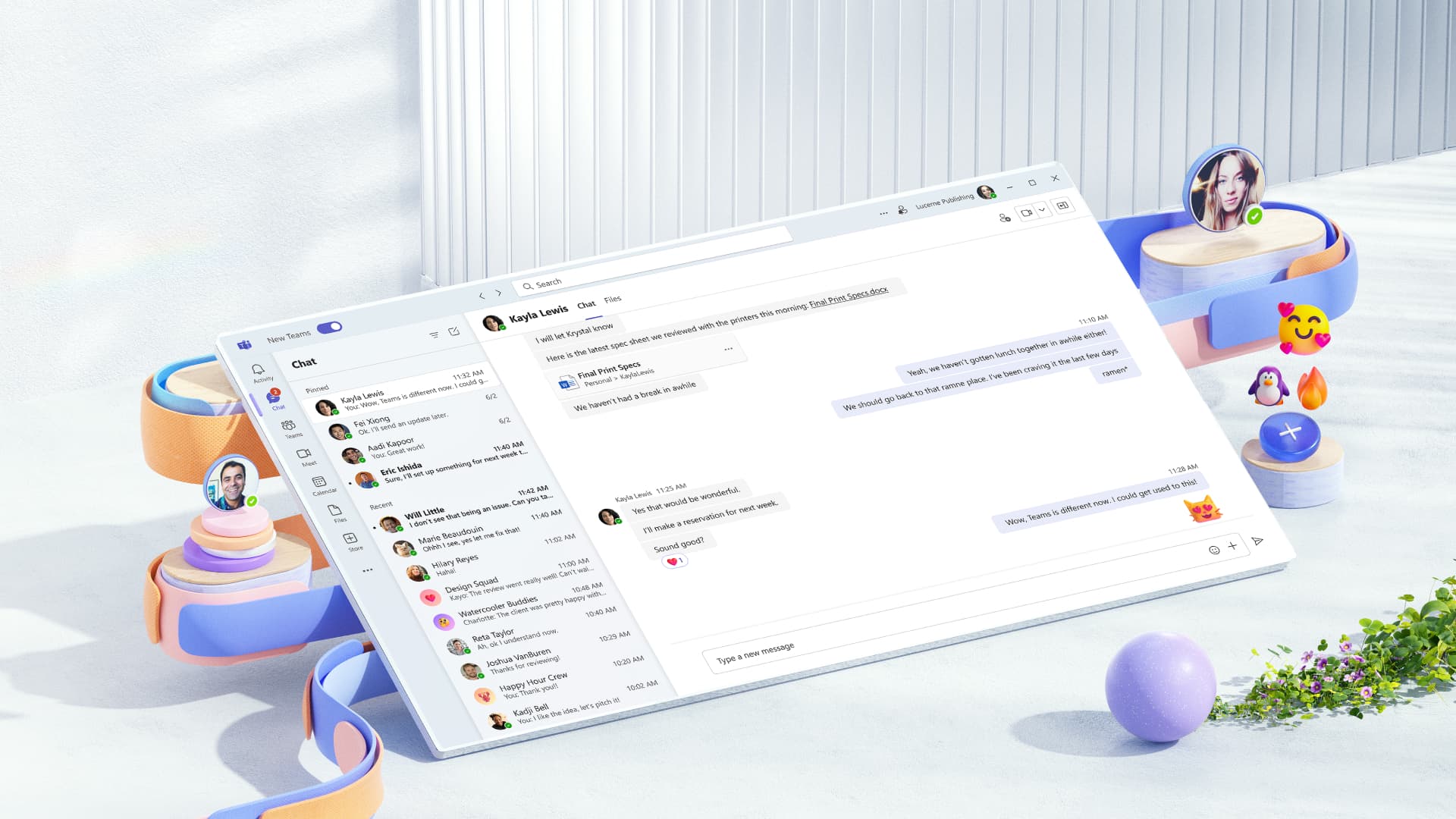 Microsoft's rebuilt Teams app promises 2x faster performance and UI changes.
