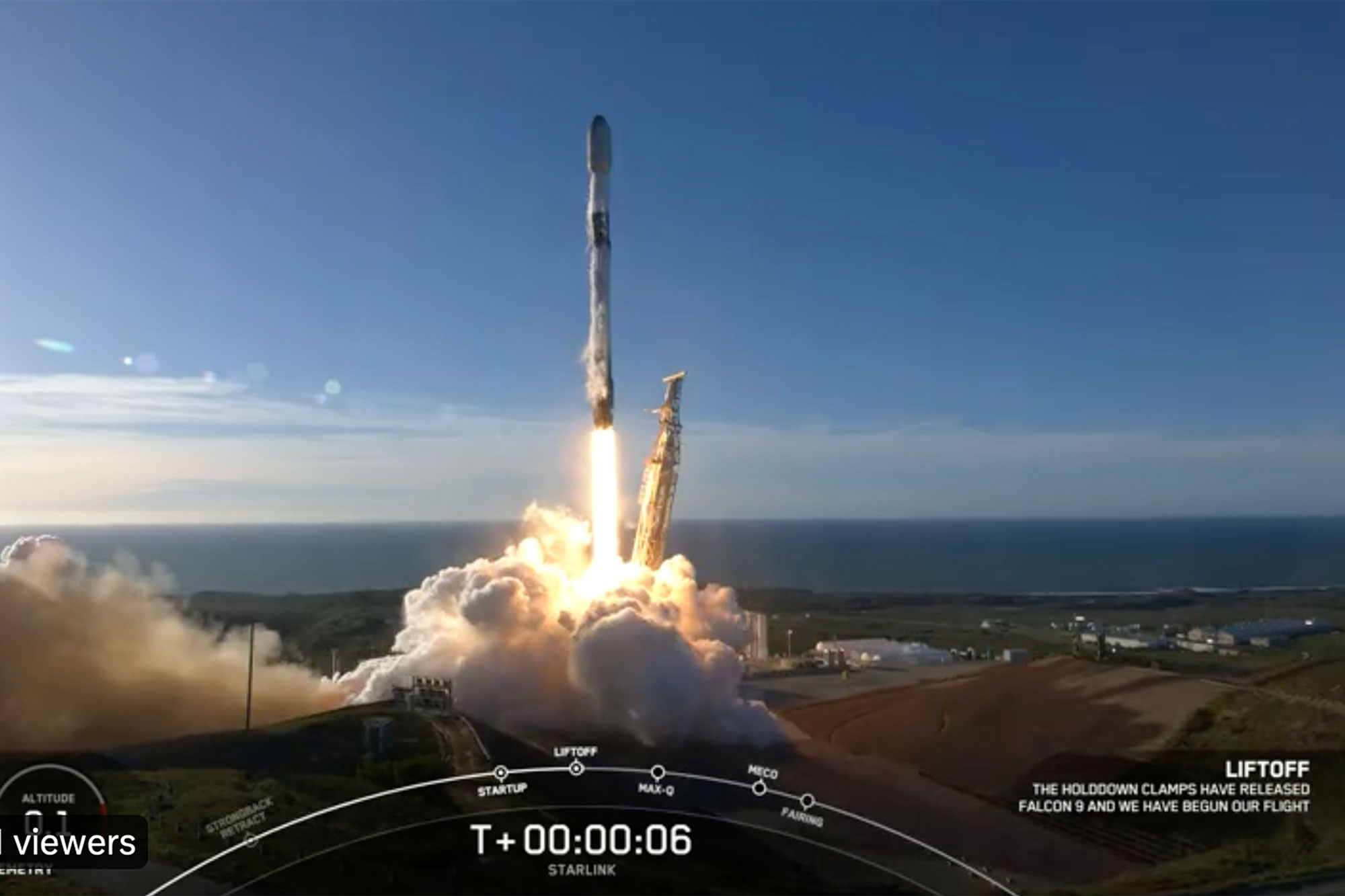 "SpaceX Successfully Launches Starlink Mission from Vandenberg SFB"
