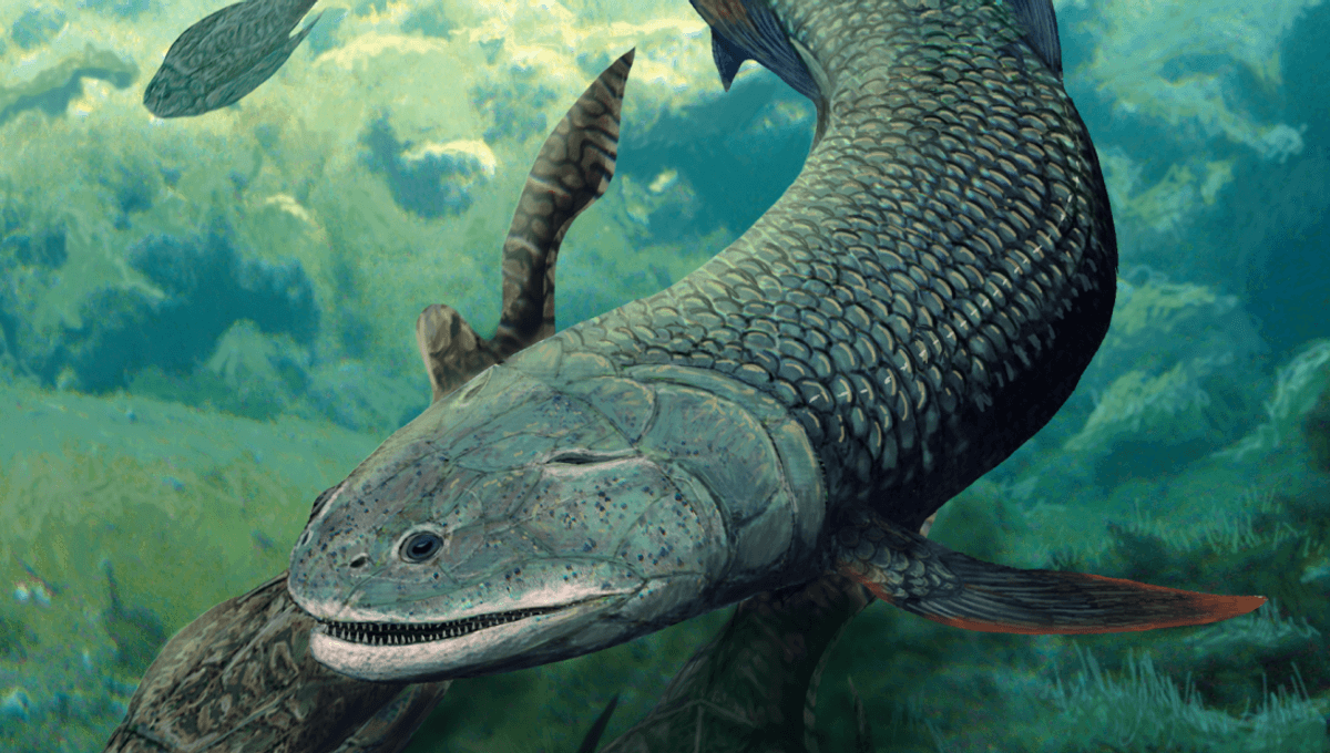 "Discovery of 380-Million-Year-Old Fanged Fish in Ancient Lake"