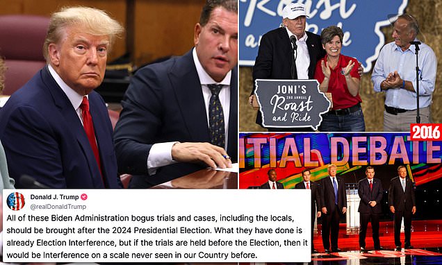 "Trump's Criminal Trials Clash with Campaign Chaos"