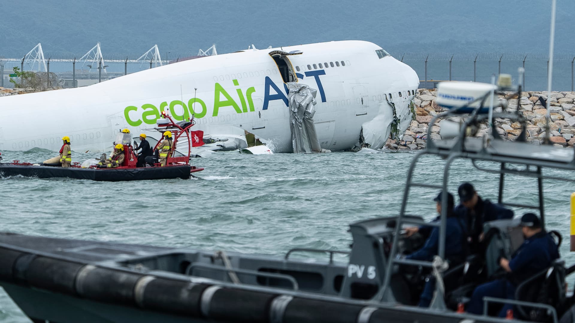 Featured image for Cargo Plane Crashes into Sea in Hong Kong, Two Dead