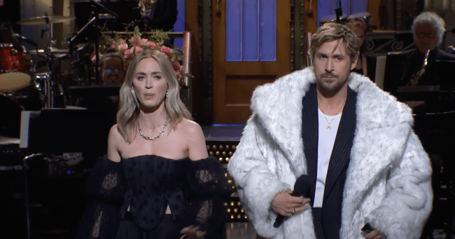 Featured image for "Ryan Gosling's Hilarious 'SNL' Monologue with Emily Blunt and Taylor Swift Parody"