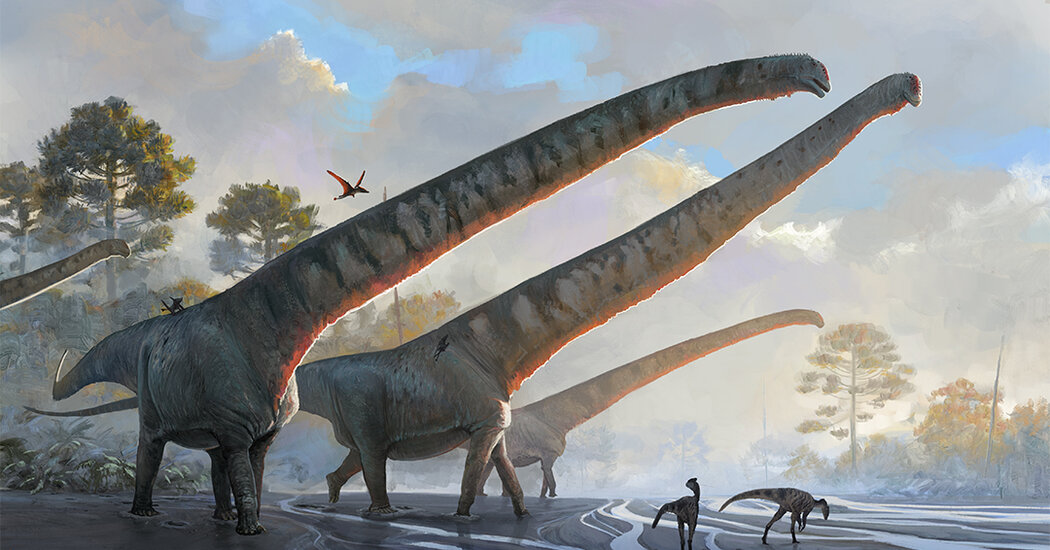 Featured image for Dinosaur's 50-Foot Neck Confirmed as Accurate.