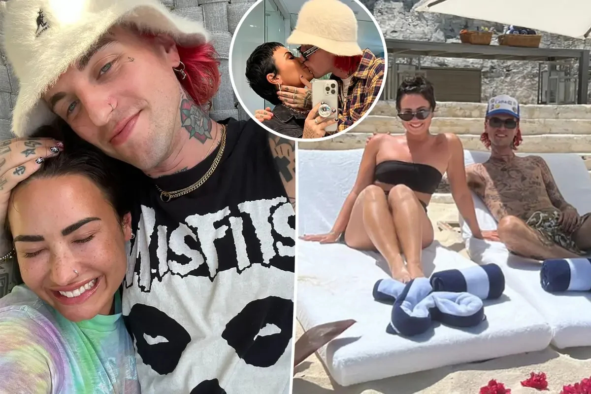 Demi Lovato declares love for "sexy" Jordan Lutes.