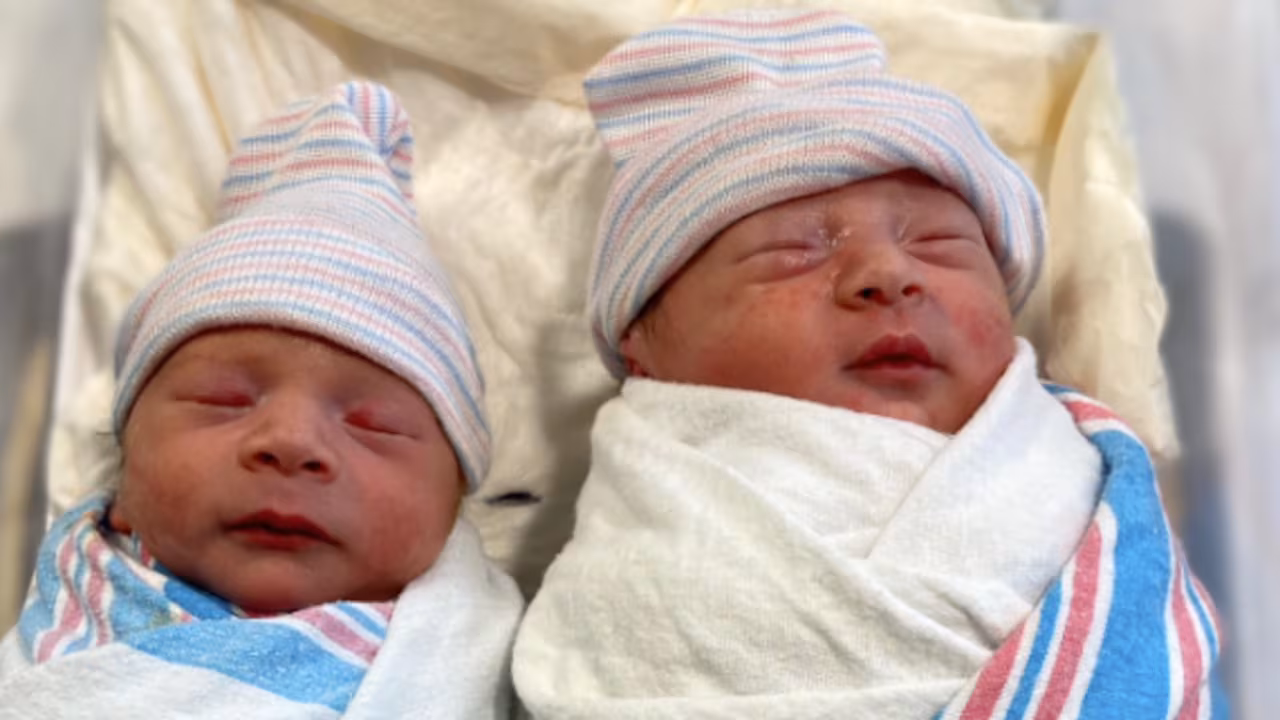 "New Jersey Twins Make Headlines with Unique New Year's Birth Across Two Years"