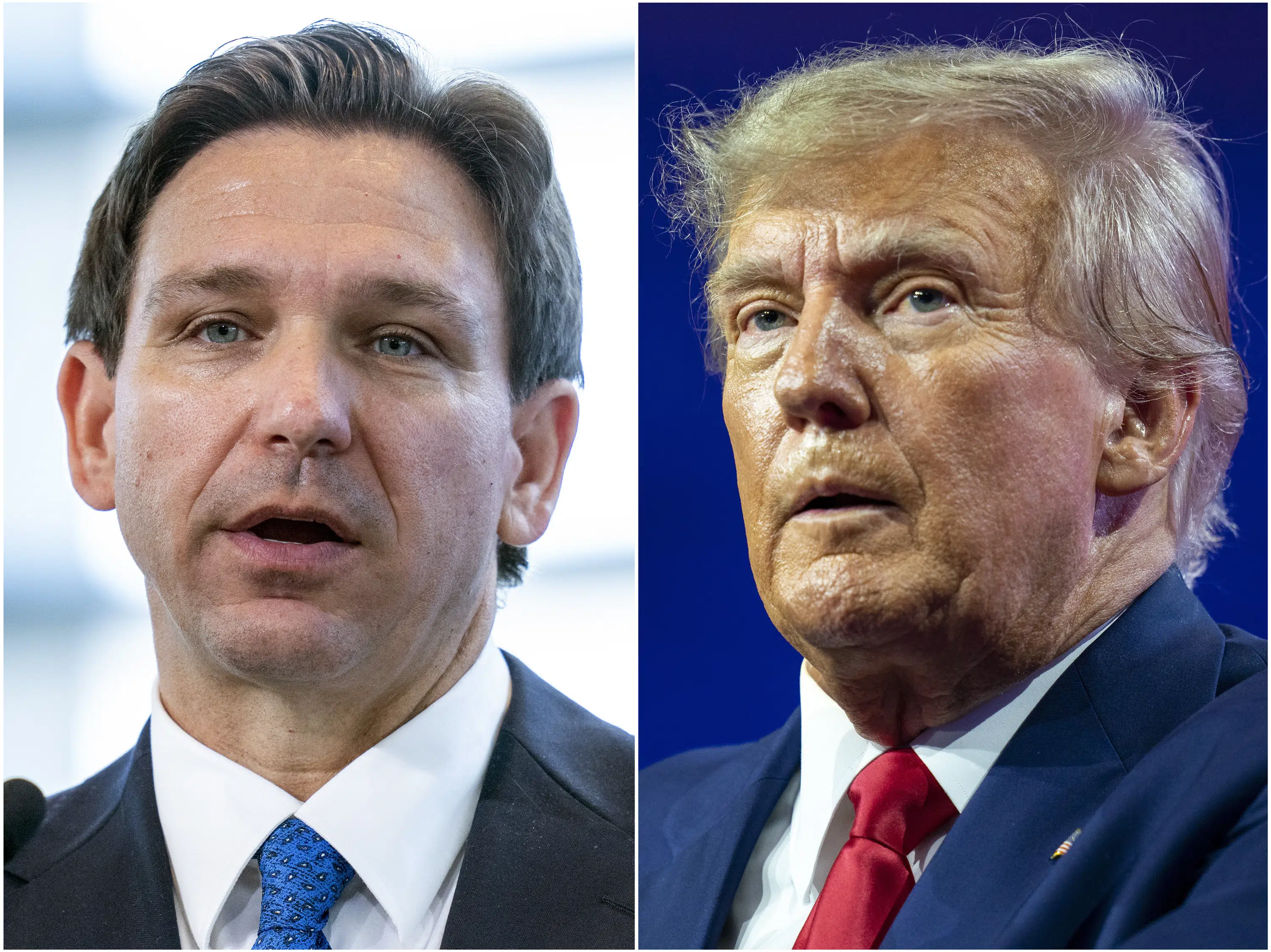 "DeSantis and Trump face off in Iowa for 2024 GOP support"