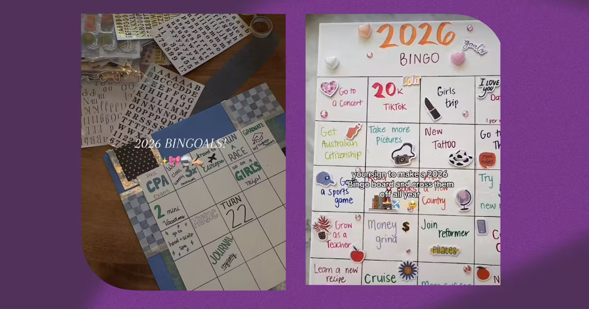 Featured image for TikTok's Bingo Vision Board: A Fun Twist on New Year's Resolutions