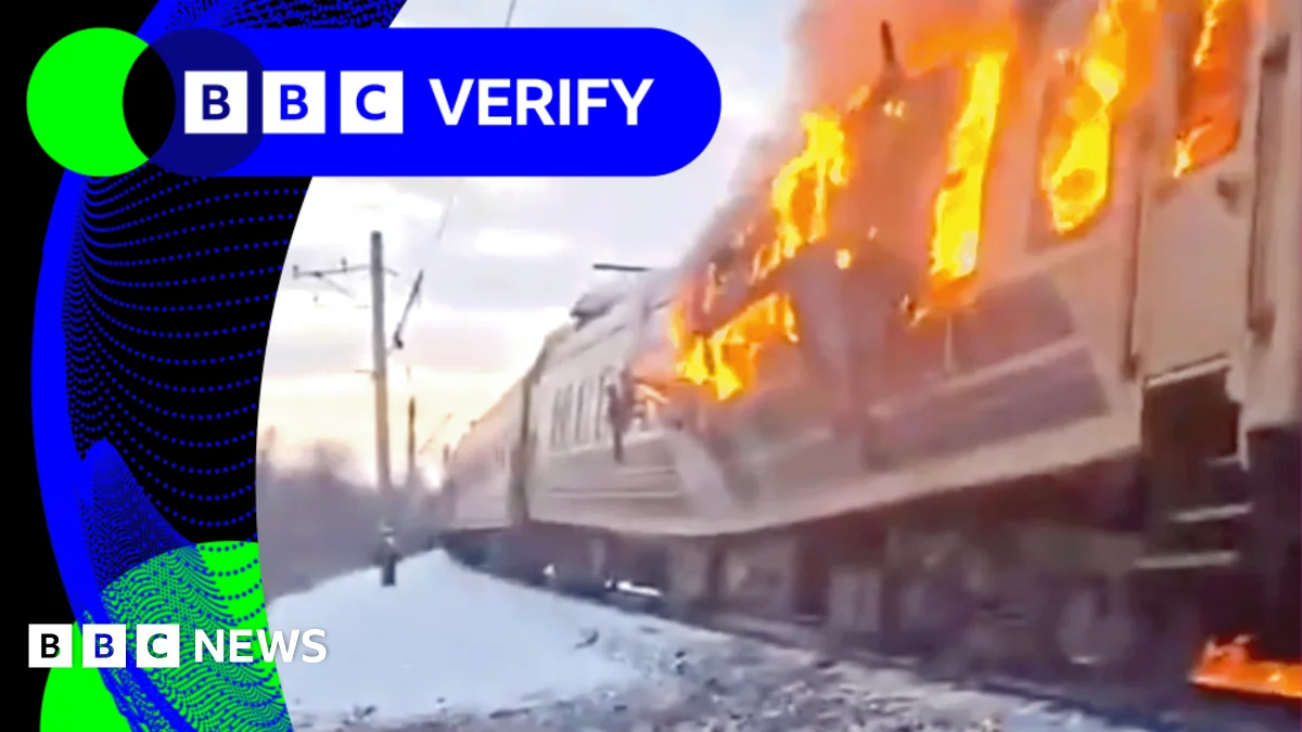 Dramatic baby evacuee amid drone-hit Ukrainian train, BBC Verify reports