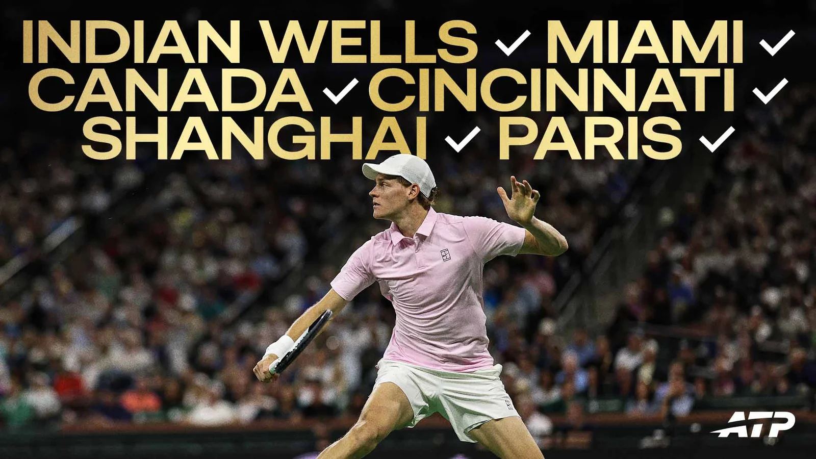 Sinner Completes Hard-Court Masters Sweep, Joins Elite