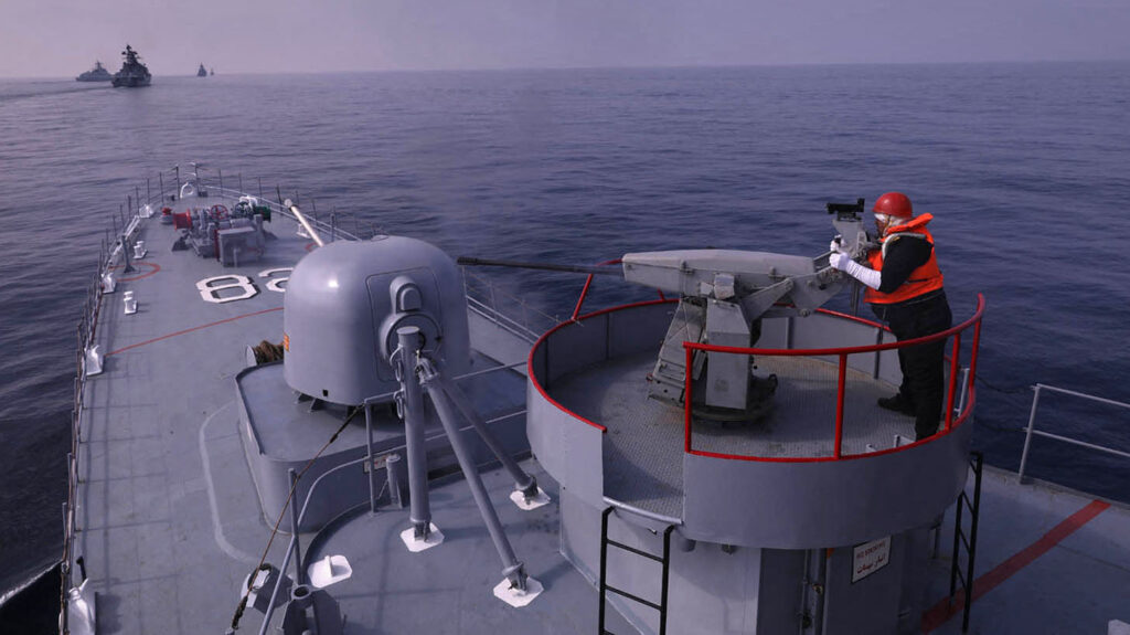 Featured image for US dismisses Iran's alleged naval alliance with Saudi and Gulf nations as unreasonable.