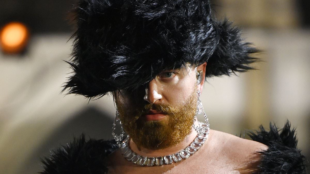 Featured image for "Fashion Show Fiasco: Sam Smith's Attention-Grabbing Fur Ensemble Steals the Spotlight at PFW"